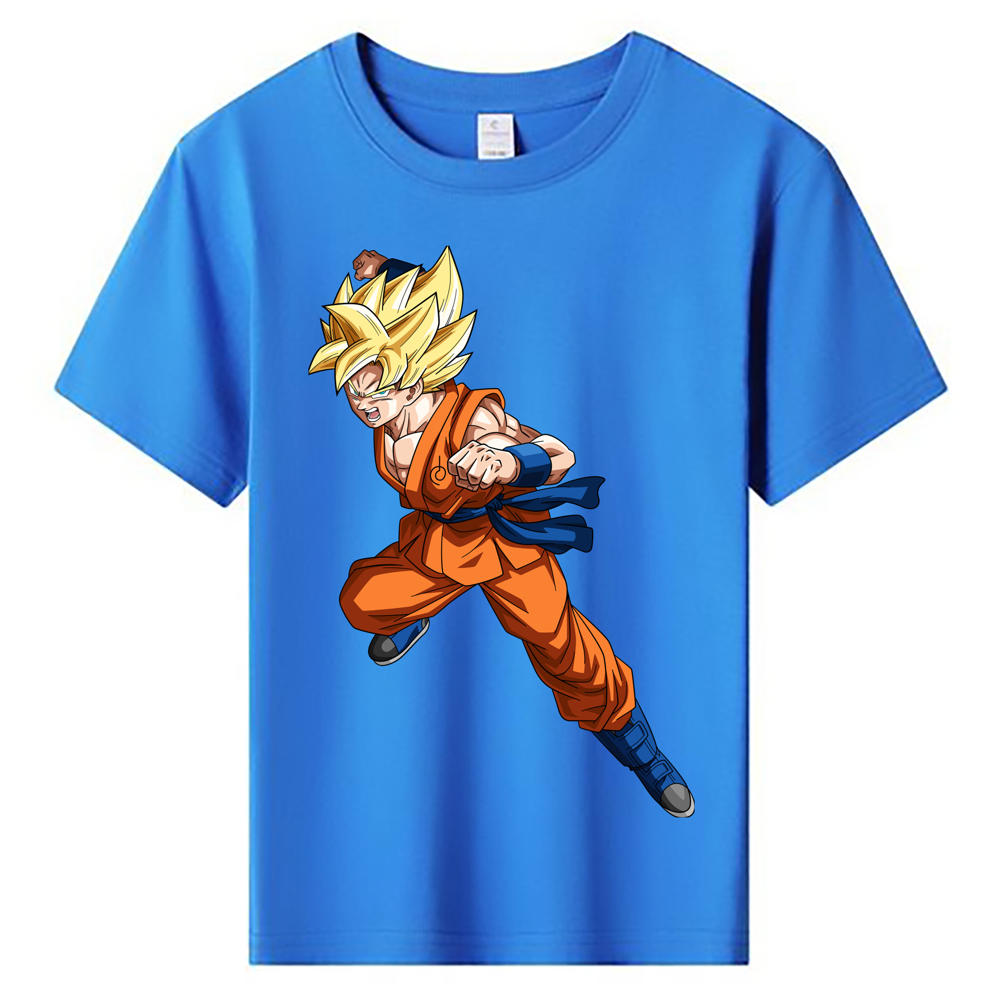 （画像用） ドラゴンボール 孫悟空（そん ごくう）Son Goku カカロット DRAGON BALL Kakarotto 綿100％キッズTシャツ（フロントプリント）